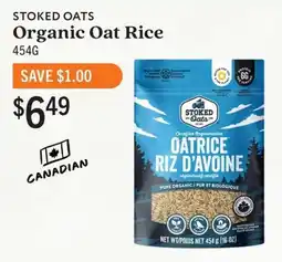 Community Natural Foods Stoked oats organic oat rice offer