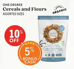 Community Natural Foods One Degree Cereals and Flours offer