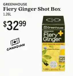 Community Natural Foods Greenhouse Fiery Ginger Shot offer