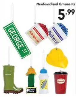 Pipers Newfoundland Ornaments offer