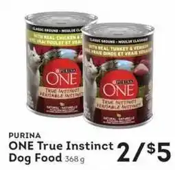 IGA Purina One True Instinct Dog Food offer