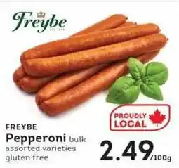 IGA Freybe pepperoni bulk offer