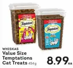 IGA Whiskas Value Size Temptations Cat Treats offer