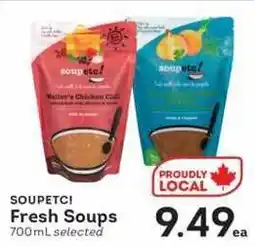 IGA Soupetci Fresh Soups offer