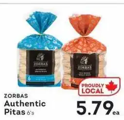 IGA Zorbas Authentic Pitas offer
