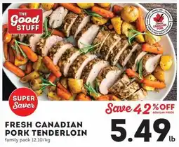 IGA The Good Stuff fresh canadian pork tenderloin offer