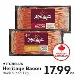 IGA Mitchell's Heritage Bacon offer
