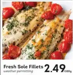 IGA Fresh Sole Fillets offer
