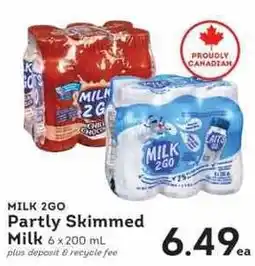 IGA Milk 2GO Partly Skimmed Milk offer