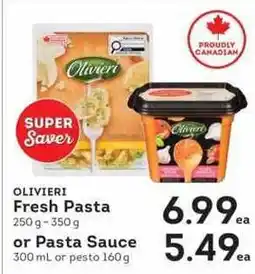 IGA Olivieri fresh pasta offer