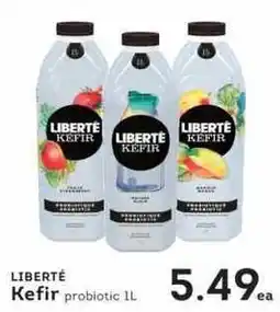 IGA Liberté Kefir probiotic offer