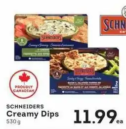 IGA Schneiders creamy dips offer