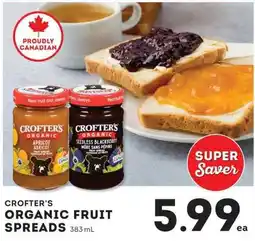 IGA Crofter's organic fruit spreads offer