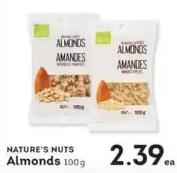 IGA Nature's nuts Almonds offer