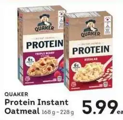 IGA Quaker Protein Instant Oatmeal offer