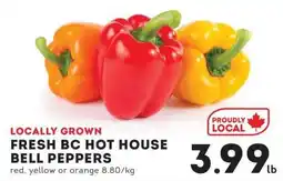 IGA Fresh bc hot house bell peppers offer
