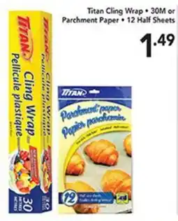 Pipers Titan Cling Wrap or Parchment Paper offer