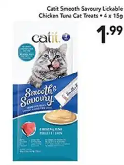 Pipers Catit smooth savoury lickable chicken tuna cat treats offer