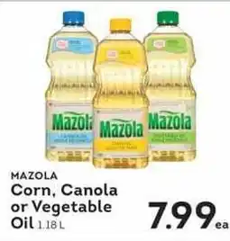 IGA Mazola Corn, Canola or Vegetable Oil offer