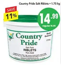 Pipers Country Pride salt pork riblets offer