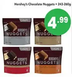 Pipers Hershey's chocolate nuggets offer