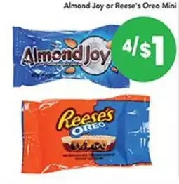 Pipers Almond Joy or Reese's Oreo Mini offer