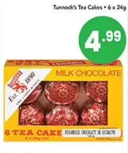 Pipers Tunnock's tea cakes milk chocolate offer