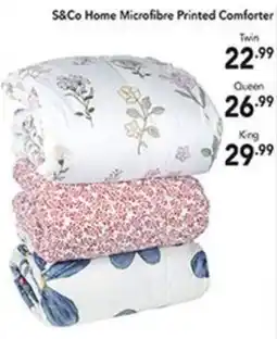 Pipers S&Co Home Microfibre Printed Comforter offer
