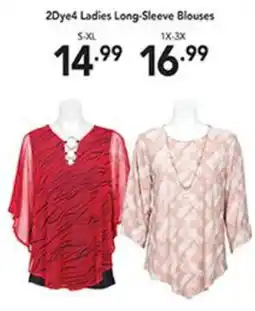 Pipers 2Dye4 Ladies Long-Sleeve Blouses offer