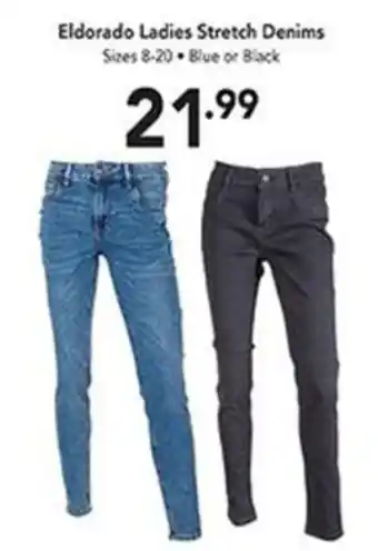 Eldorado ladies stretch denims