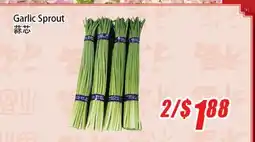 WinCo Food Mart Garlic Sprout offer