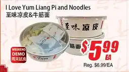 WinCo Food Mart I Love Yum Liang Pi and Noodles offer