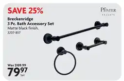 Home Hardware Breckenridge 3 Pc. Bath Accessory Set offer
