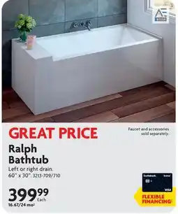 Home Hardware Ralph Bathtub offer