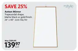 Home Hardware Anton Mirror offer
