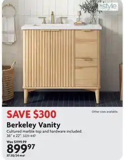 Home Hardware Berkeley Vanity offer
