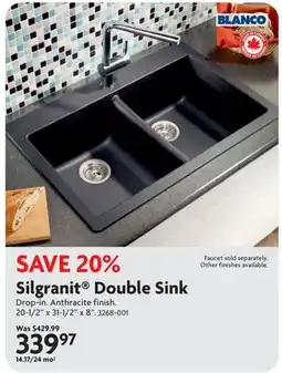 Home Hardware Silgranit Double Sink offer