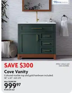 Home Hardware Cove Vanity offer