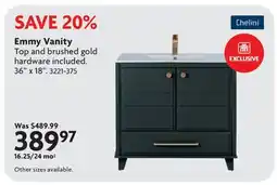 Home Hardware Emmy Vanity offer