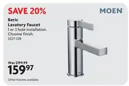 Home Hardware Beric Lavatory Faucet offer