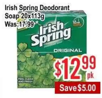 Irish Spring Deodorant Soap