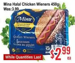 Skyland Foodmart Mina Halal Chicken Wieners offer