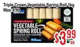 Skyland Foodmart Triple Crown vegetable spring roll offer