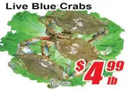 Jian Hing Supermarket Live Blue Crabs offer