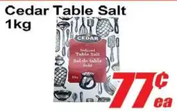 Jian Hing Supermarket Cedar table salt offer