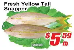 Jian Hing Supermarket Fresh Yellow Tail Snapper offer