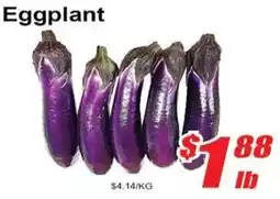 Jian Hing Supermarket Eggplant offer