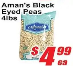 Jian Hing Supermarket Aman's black eyed peas offer