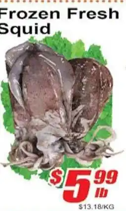 Jian Hing Supermarket Frozen Fresh Squid offer