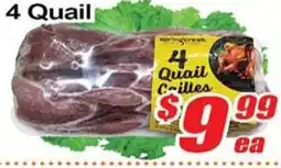 Jian Hing Supermarket Springcreek 4 Quail Grilles offer